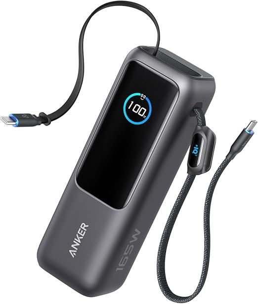 Anker Power Bank, 25,000mAh 165W Ultra-Fast Portable Charger