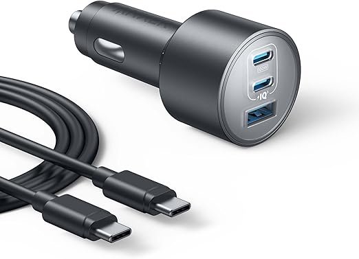 Anker Car Charger, 167.5W Max 3-Port